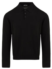 Polo in lana vergine MALO Uomo - Nero