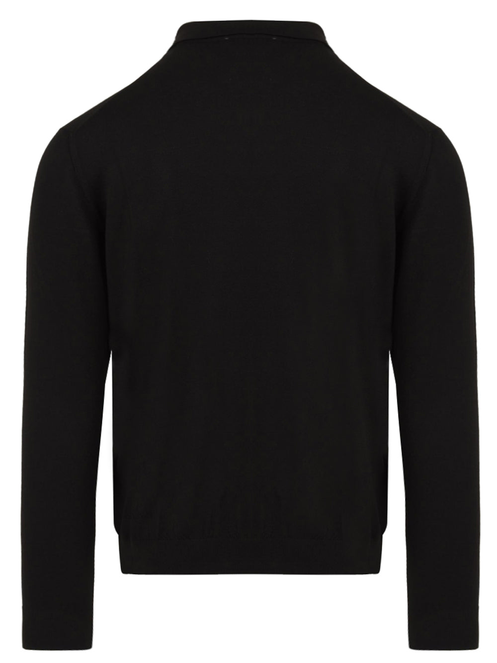 Polo in lana vergine MALO Uomo - Nero