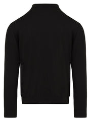 Polo in lana vergine MALO Uomo - Nero
