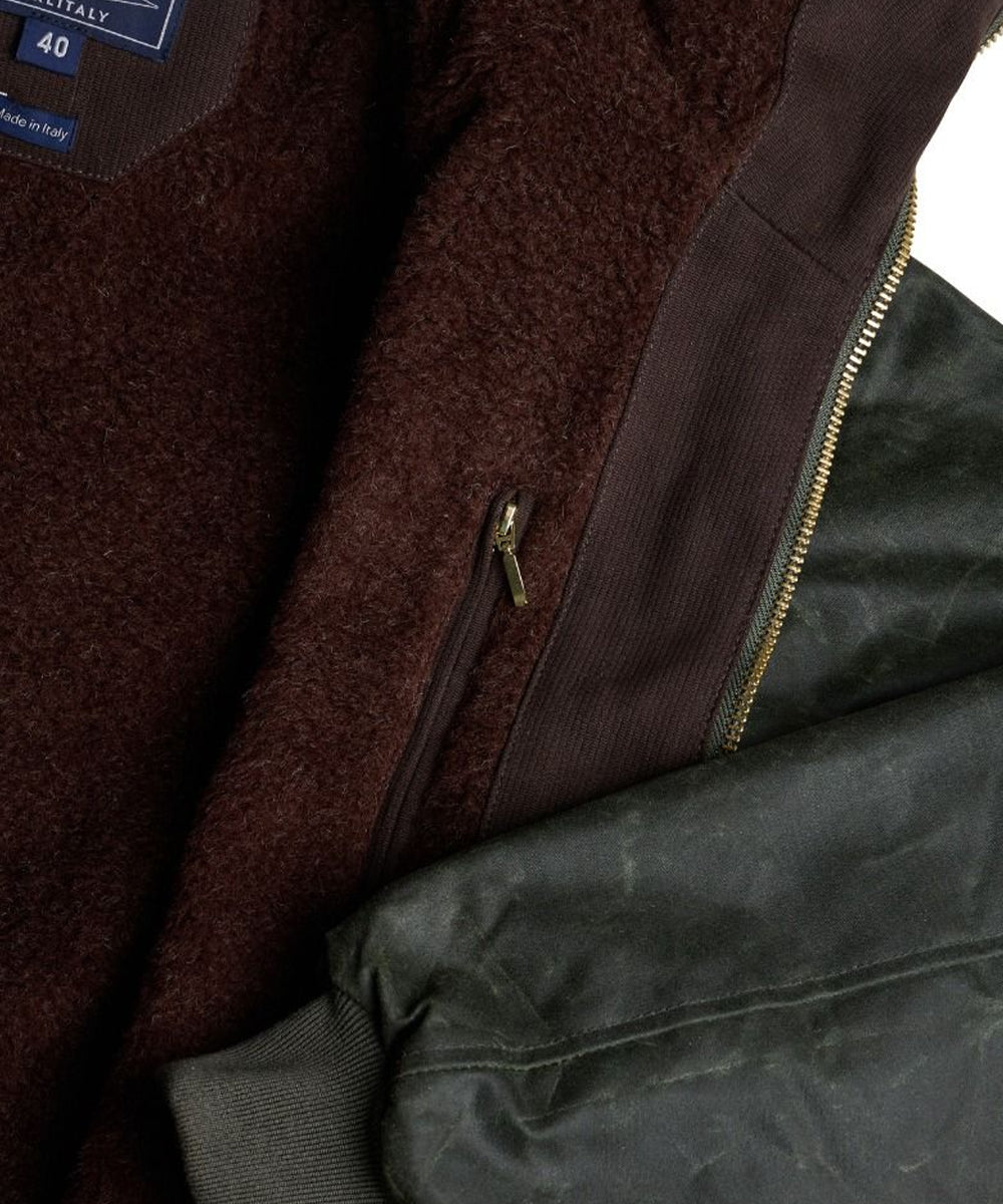 Bomber con cappuccio MANIFATTURA CECCARELLI Uomo - Dark Green