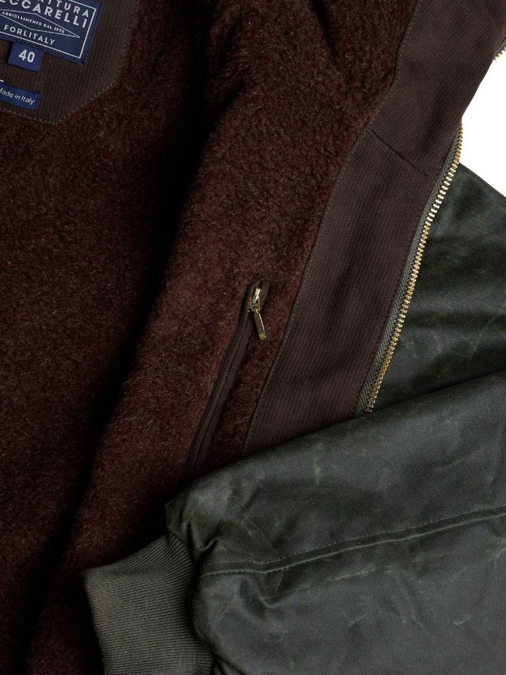 Bomber con cappuccio MANIFATTURA CECCARELLI Uomo - Dark Green