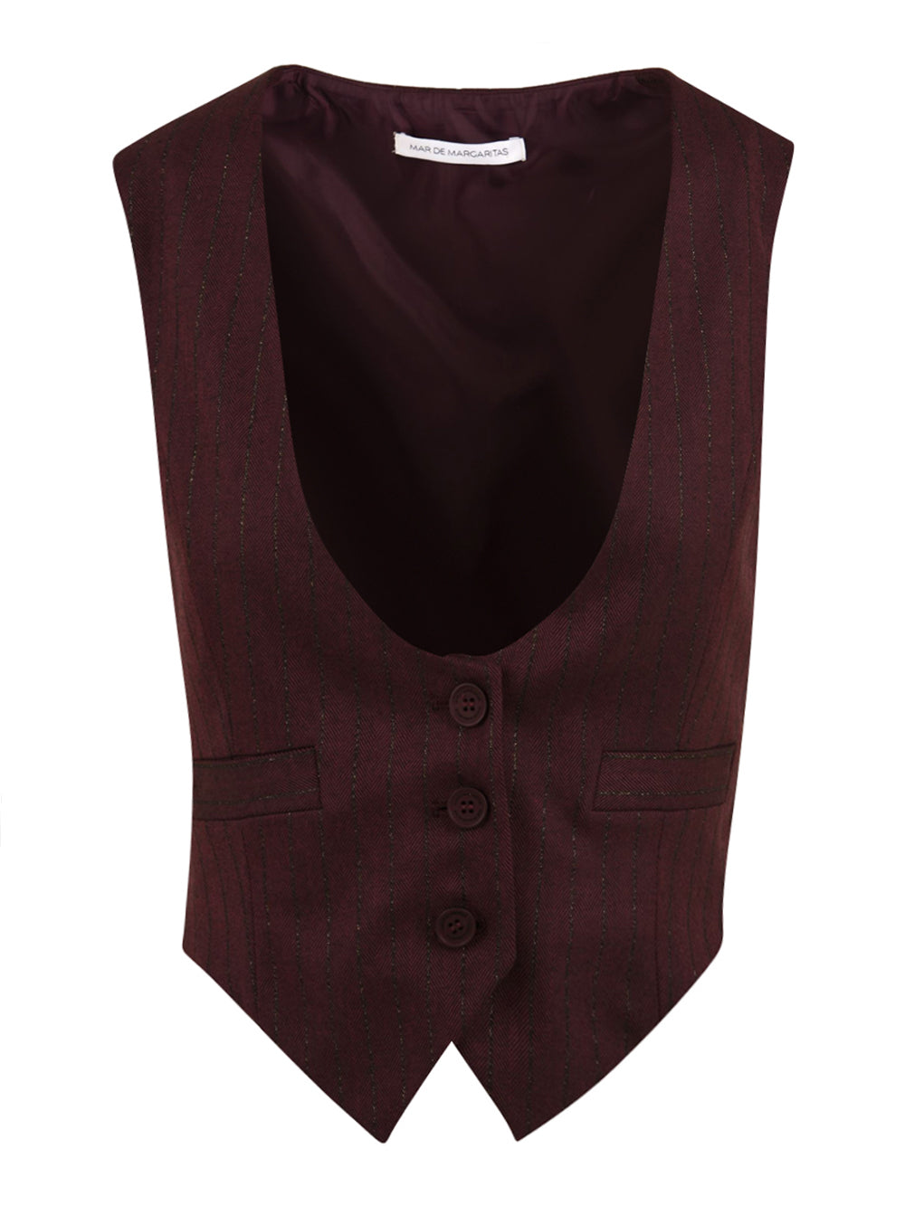 Gilet Agata MAR DE MARGARITAS Donna - Rosso