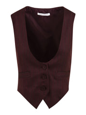 Gilet Agata MAR DE MARGARITAS Donna - Rosso