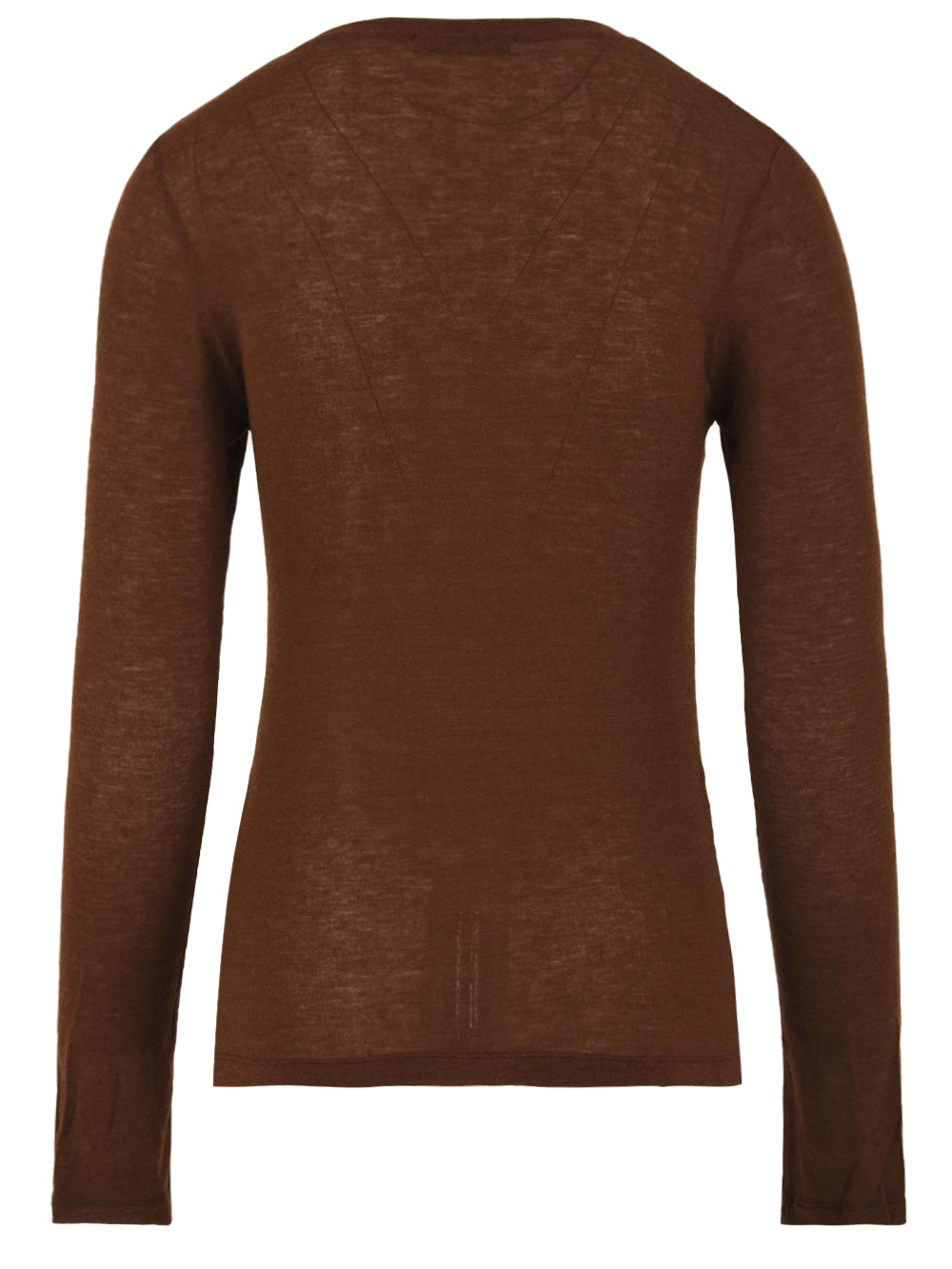 Maglia Girocollo in maglina luce MAR DE MARGARITAS Donna - Marrone