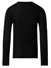 Maglia Girocollo in maglina luce MAR DE MARGARITAS Donna - Nero