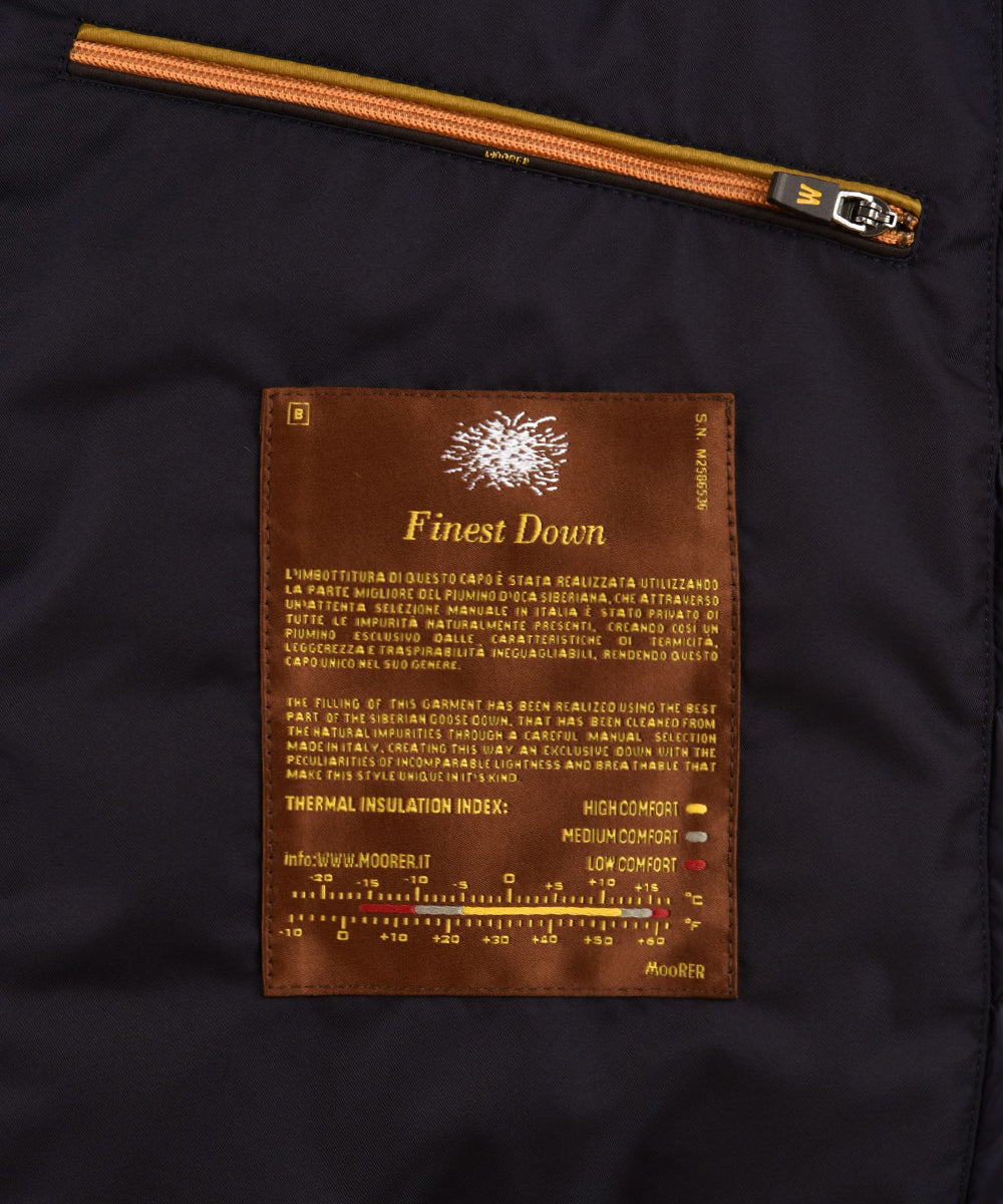 Giubbotto MOORER Uomo - Blue