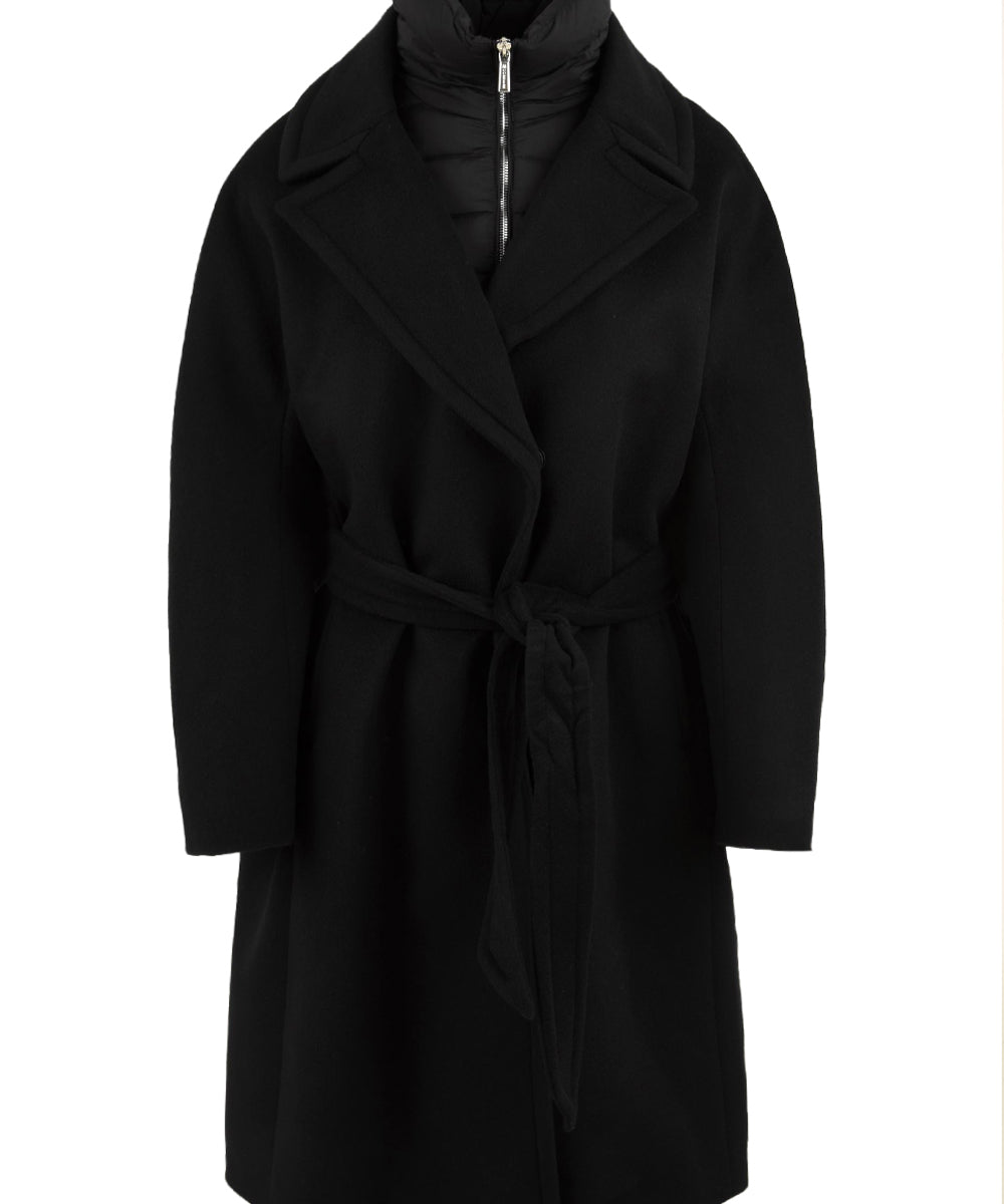 Cappotto Polina-LE MOORER Donna - Nero