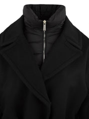 Cappotto Polina-LE MOORER Donna - Nero
