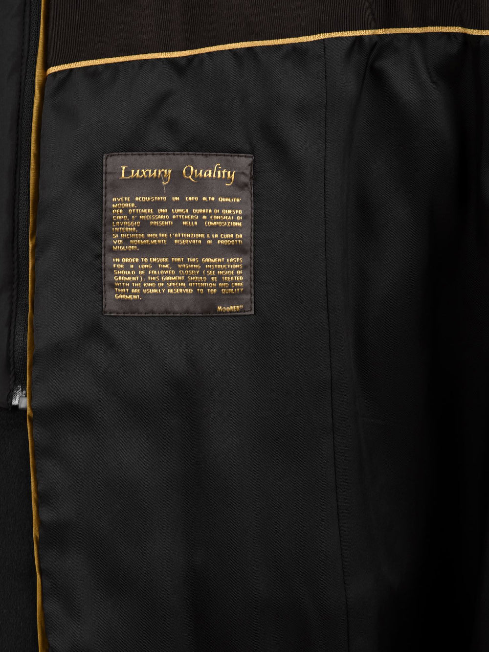 Cappotto Polina-LE MOORER Donna - Nero