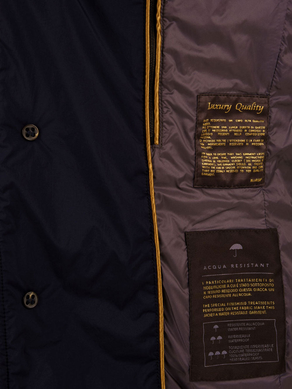 Giubbotto Zavyer-S3 MOORER Uomo - Blue