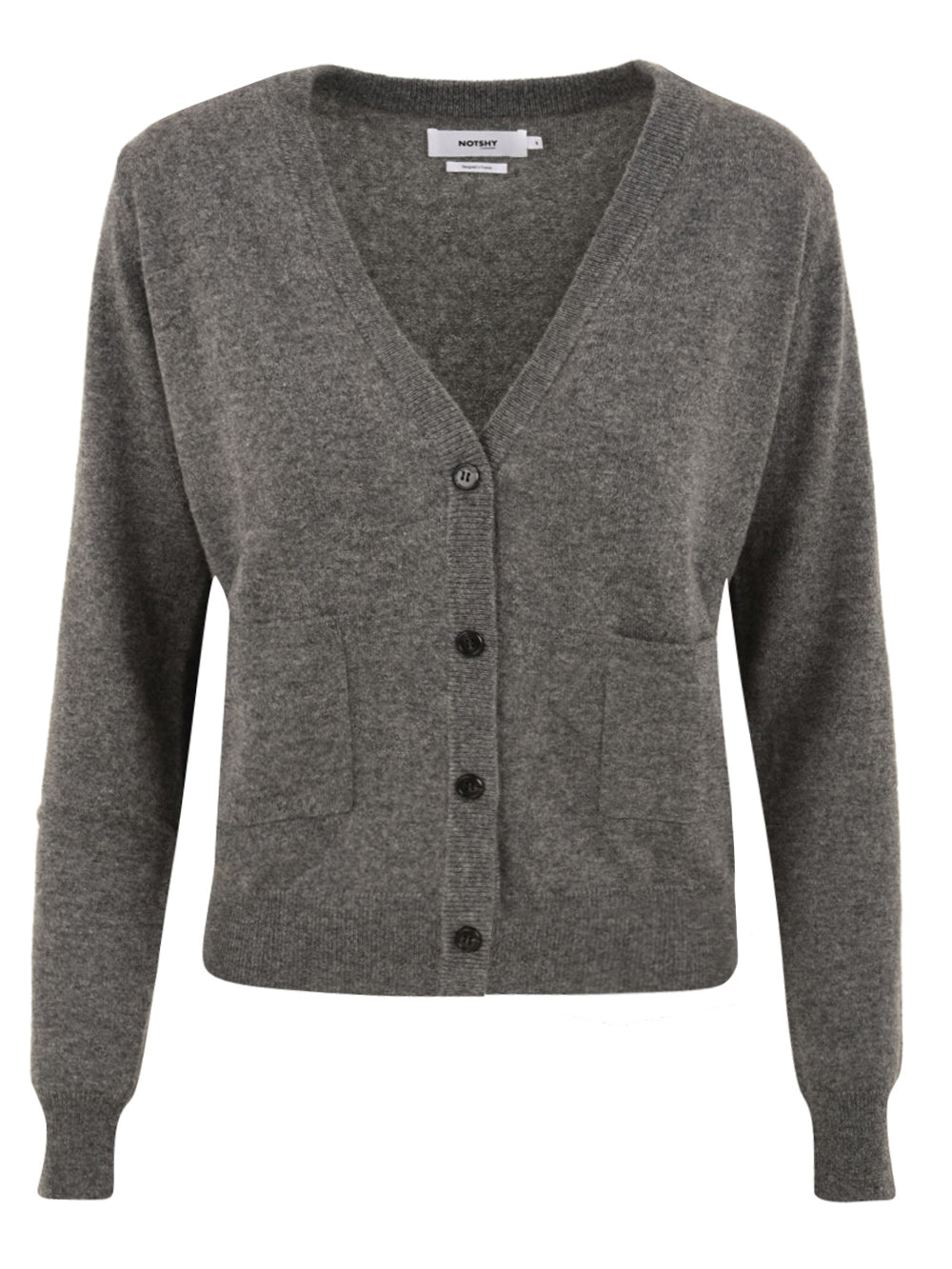 Cardigan Ava in Cashmere NOT SHY Donna - Grigio
