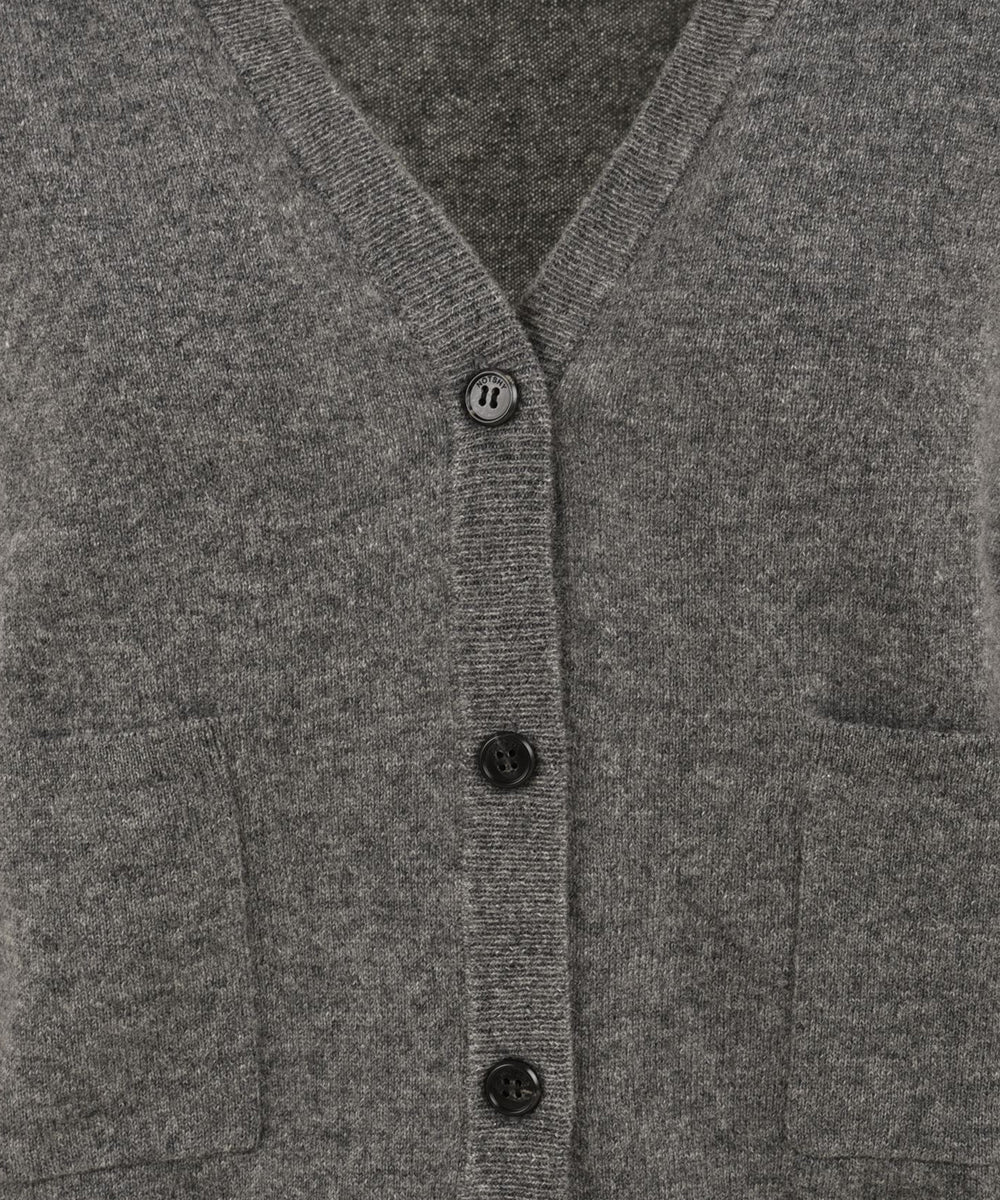 Cardigan Ava in Cashmere NOT SHY Donna - Grigio