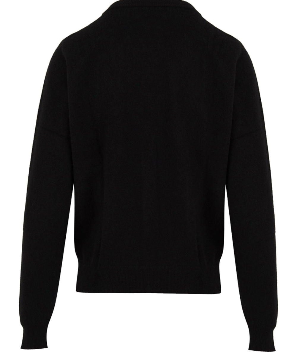 Cardigan Ava in Cashmere NOT SHY Donna - Nero