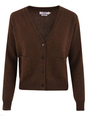 Cardigan Ava in Cashmere NOT SHY Donna - Marrone