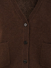 Cardigan Ava in Cashmere NOT SHY Donna - Marrone