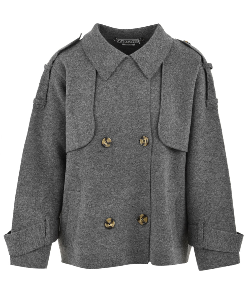 Trench cortoTalita NOT SHY Donna - Grigio