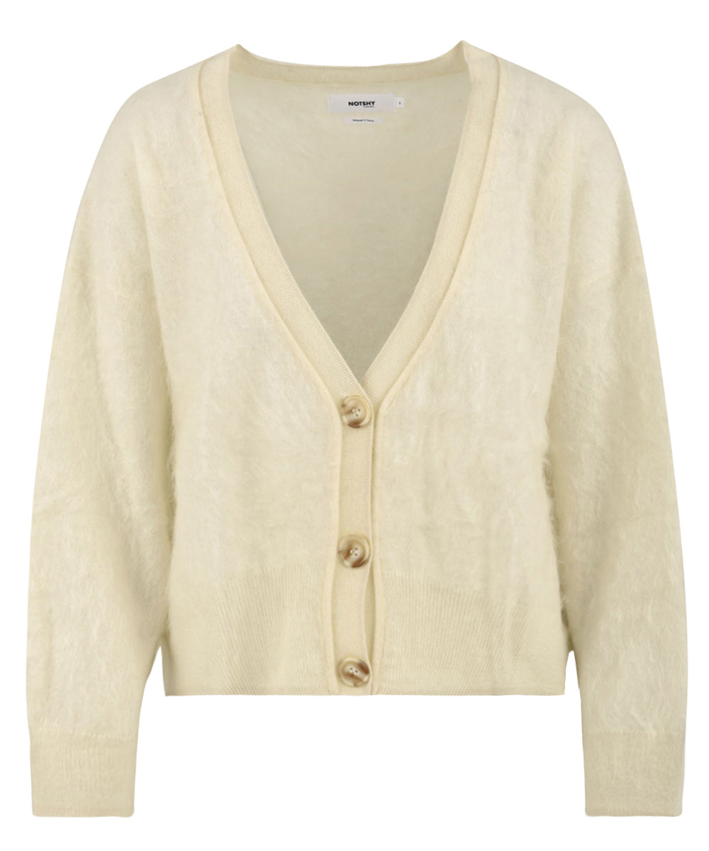 Cardigan in cashmere Lee NOT SHY Donna - Beige