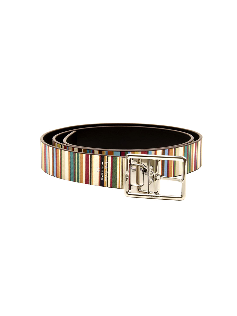 Cintura reversibile Cut to Fit Signature Stripe PAUL SMITH Uomo - Multicolore