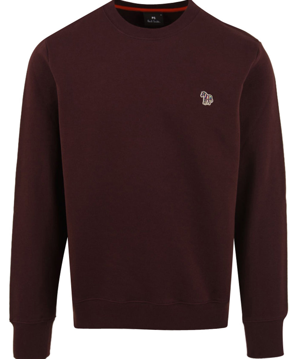 Felpa Regular Fit Zebra PAUL SMITH Uomo - Rosso