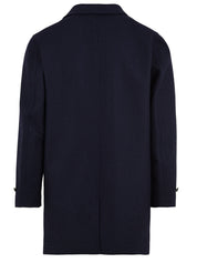 Cappotto Wool-Blend Check PAUL SMITH Uomo - Blue