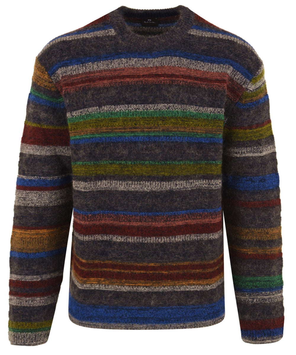 Maglione Crayon Stripe Cotton-Mohair PAUL SMITH Uomo - Multicolore