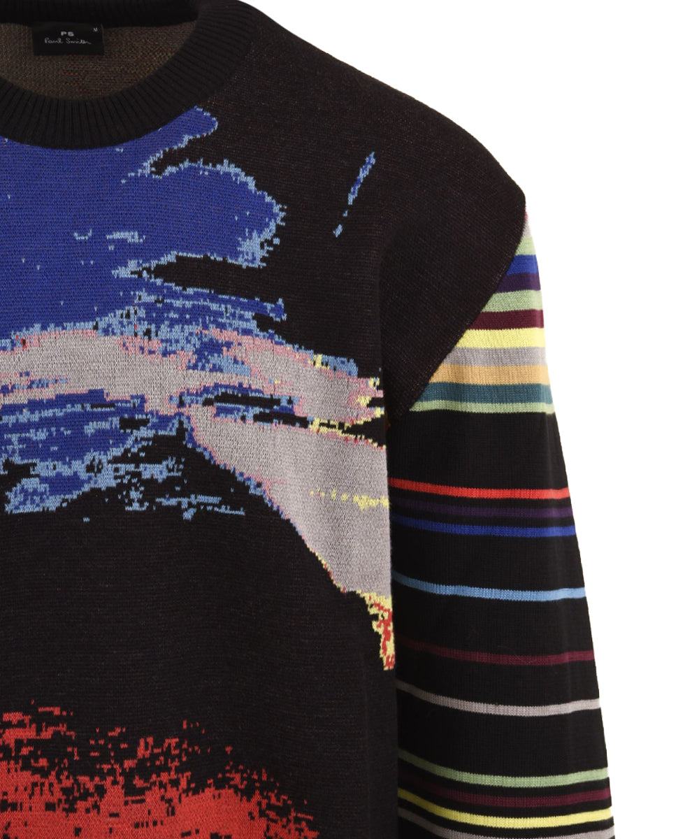 Maglione girocollo PAUL SMITH Uomo - Nero