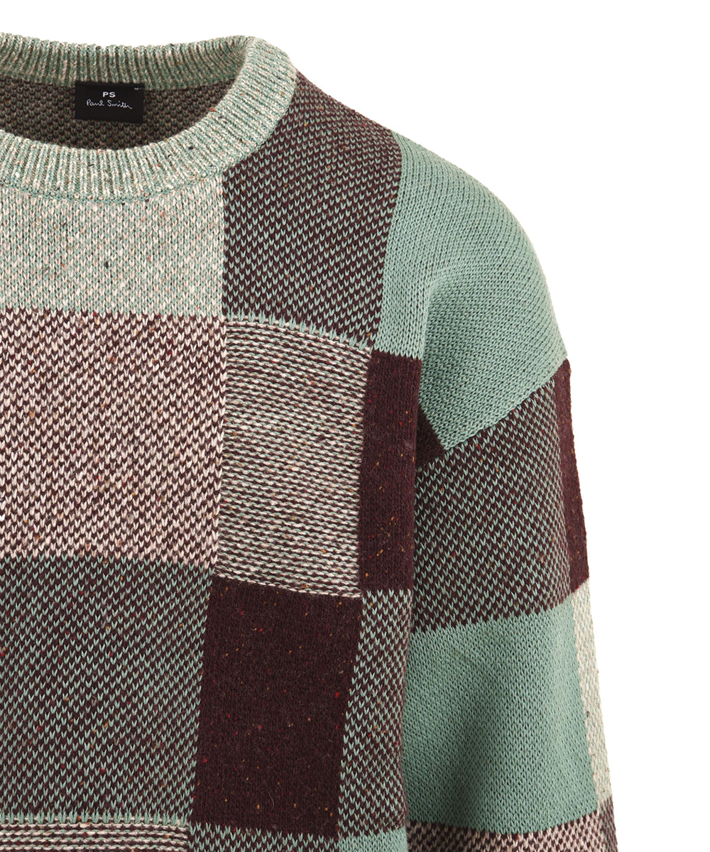 Maglione Patchwork PAUL SMITH Uomo - Blue