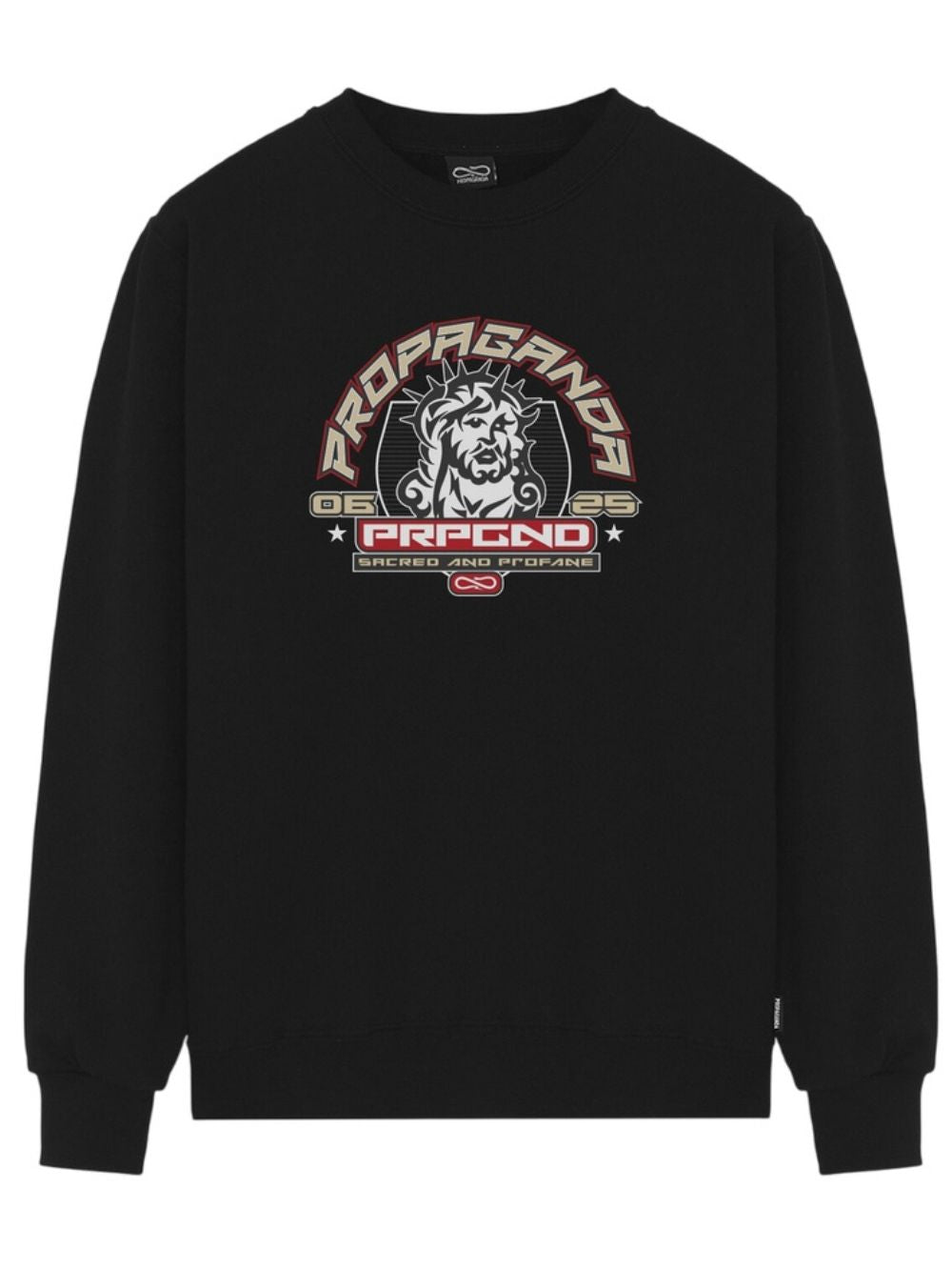 Felpa girocollo Profane PROPAGANDA Uomo - Nero