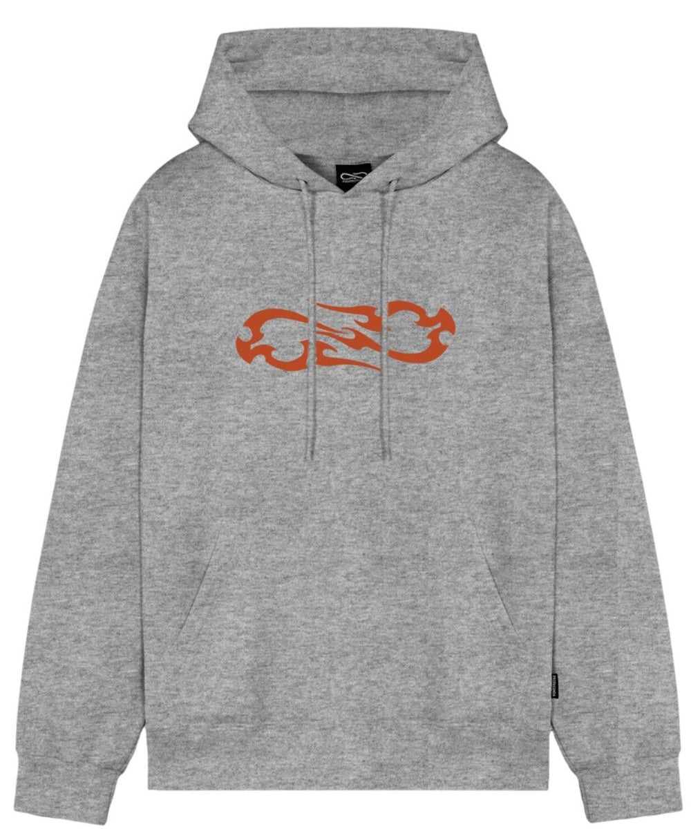 Felpa con cappuccio logo Quill PROPAGANDA Uomo - Grigio