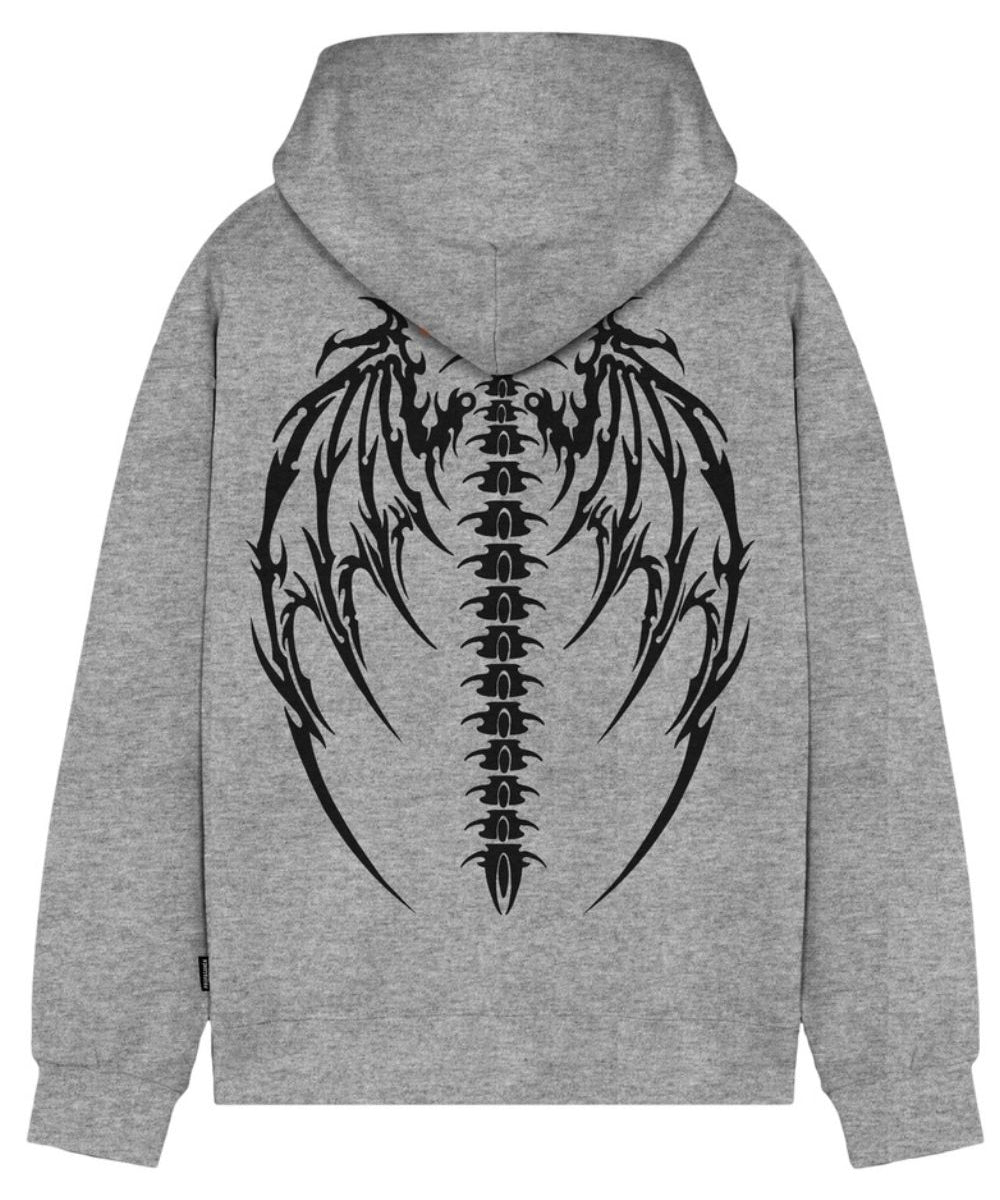 Felpa con cappuccio logo Quill PROPAGANDA Uomo - Grigio