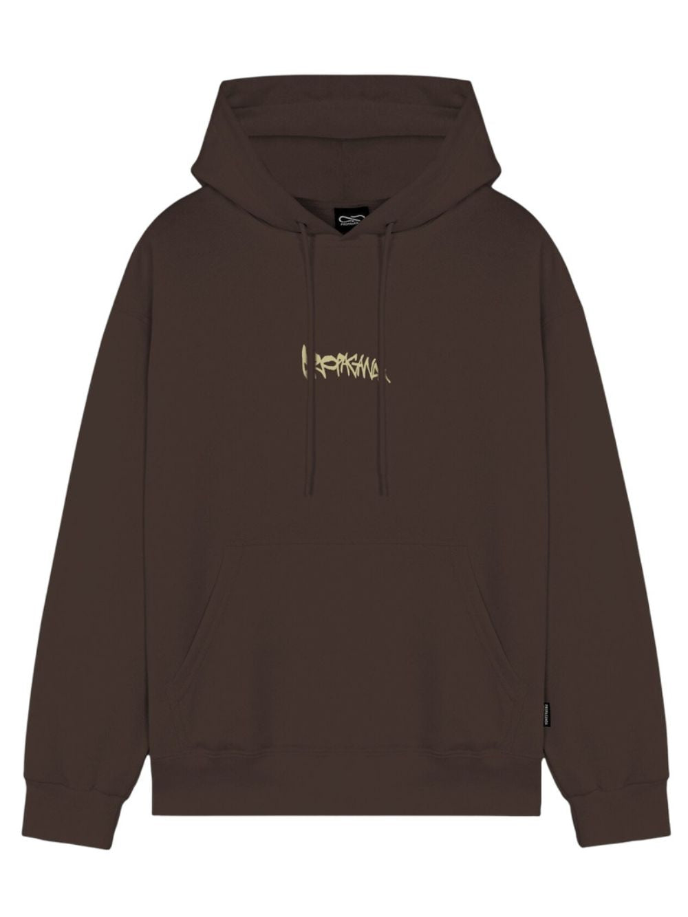 Felpa con cappuccio Ribs Stencil PROPAGANDA Uomo - Marrone