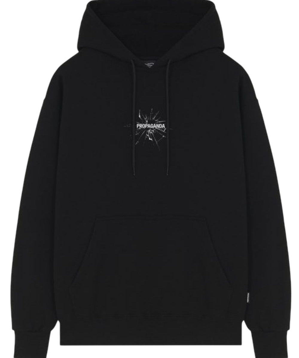 Felpa con cappuccio Ribs Glass PROPAGANDA Uomo - Nero