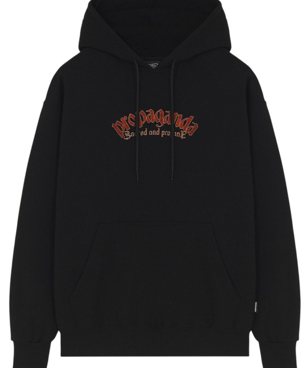 Felpa con cappuccio Sorrow PROPAGANDA Uomo - Nero