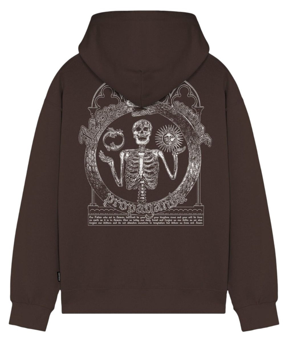 Felpa con cappuccio Heresy PROPAGANDA Uomo - Marrone