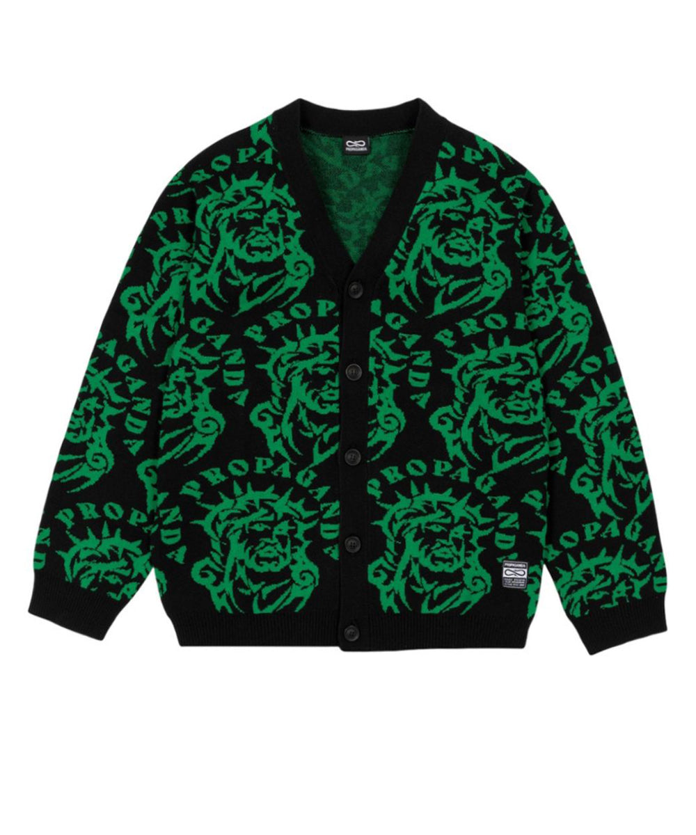 Cardigan Sacred PROPAGANDA Uomo - Verde