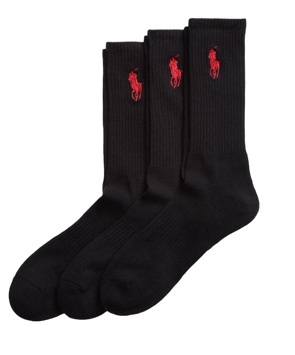 Calzini Confezione 3 Paia RALPH LAUREN Uomo - Nero