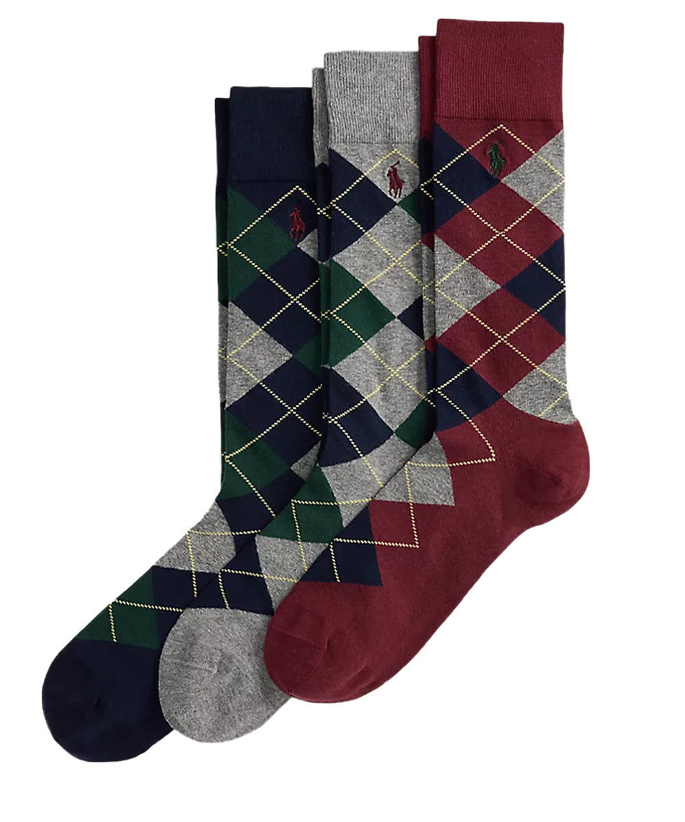Calzini Confezione 3 Paia RALPH LAUREN Uomo - Blue