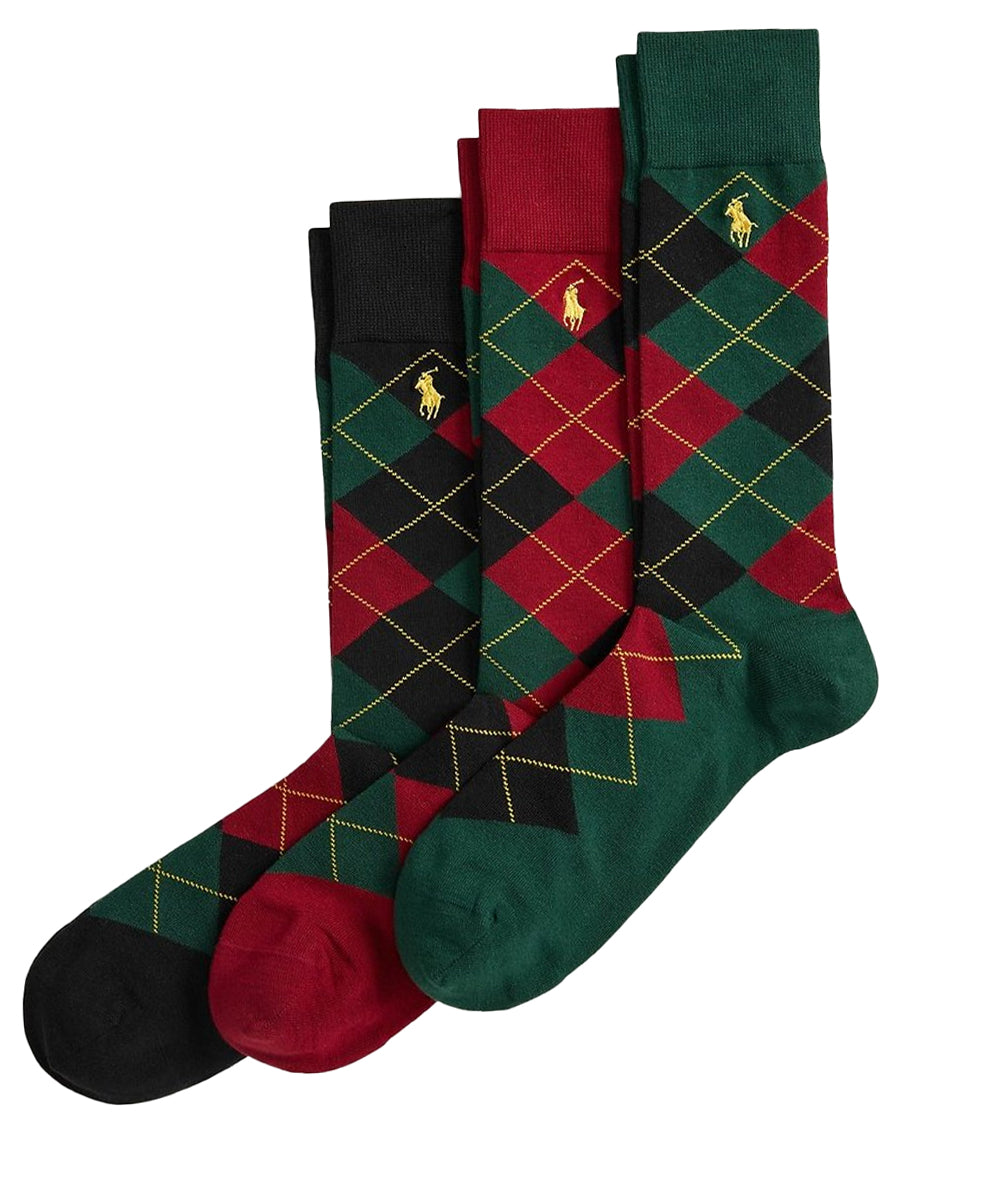 Calzini Confezione 3 Paia RALPH LAUREN Uomo - Verde