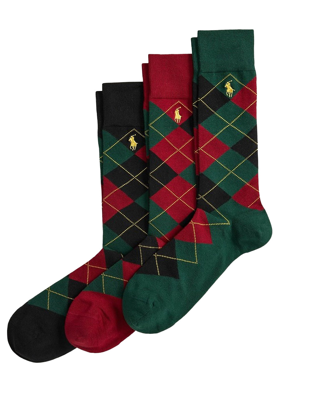 Calzini Confezione 3 Paia RALPH LAUREN Uomo - Verde