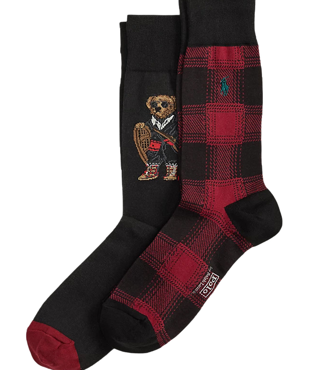 Calzini Confezione 2 Paia RALPH LAUREN Uomo - Nero