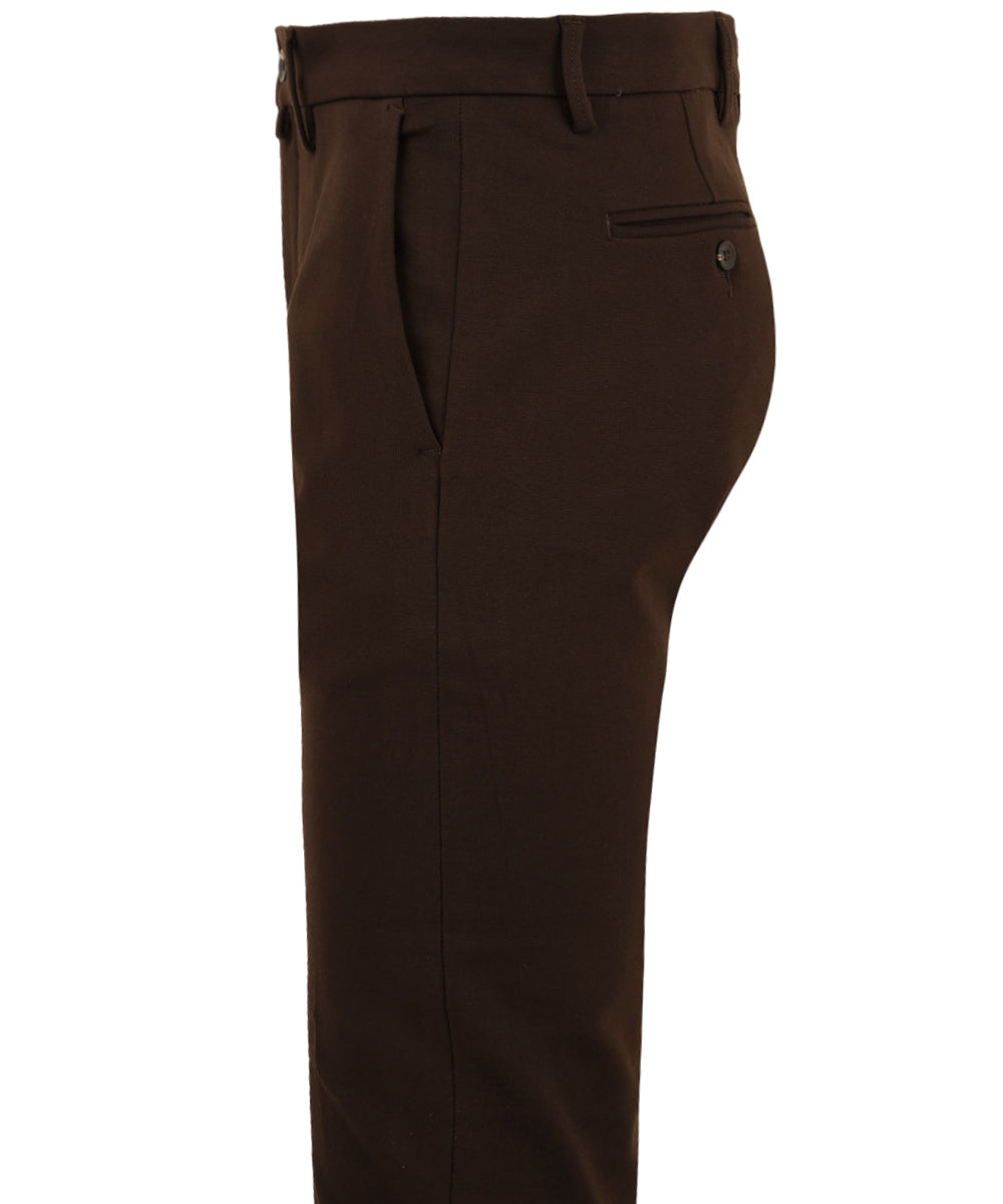Pantalone Carducci jersey stirato SIVIGLIA Uomo - Marrone