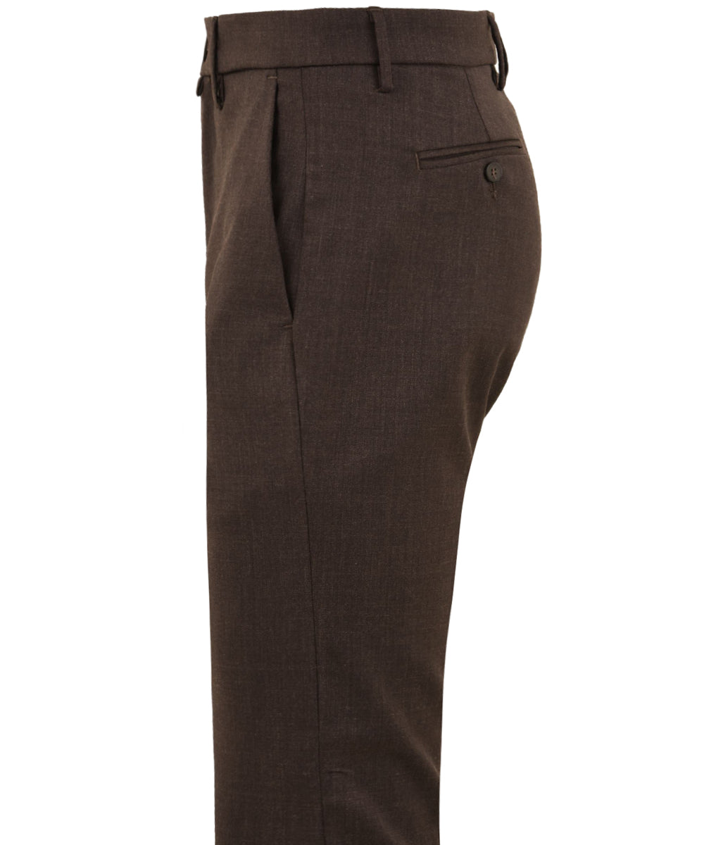 Pantalone Carducci lana tecnica SIVIGLIA Uomo - Marrone
