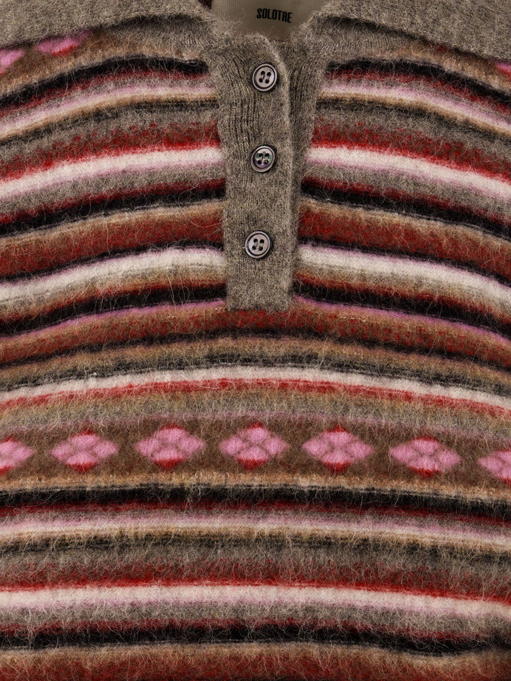 Polo maniche lunghe SOLOTRE Donna - Grigio