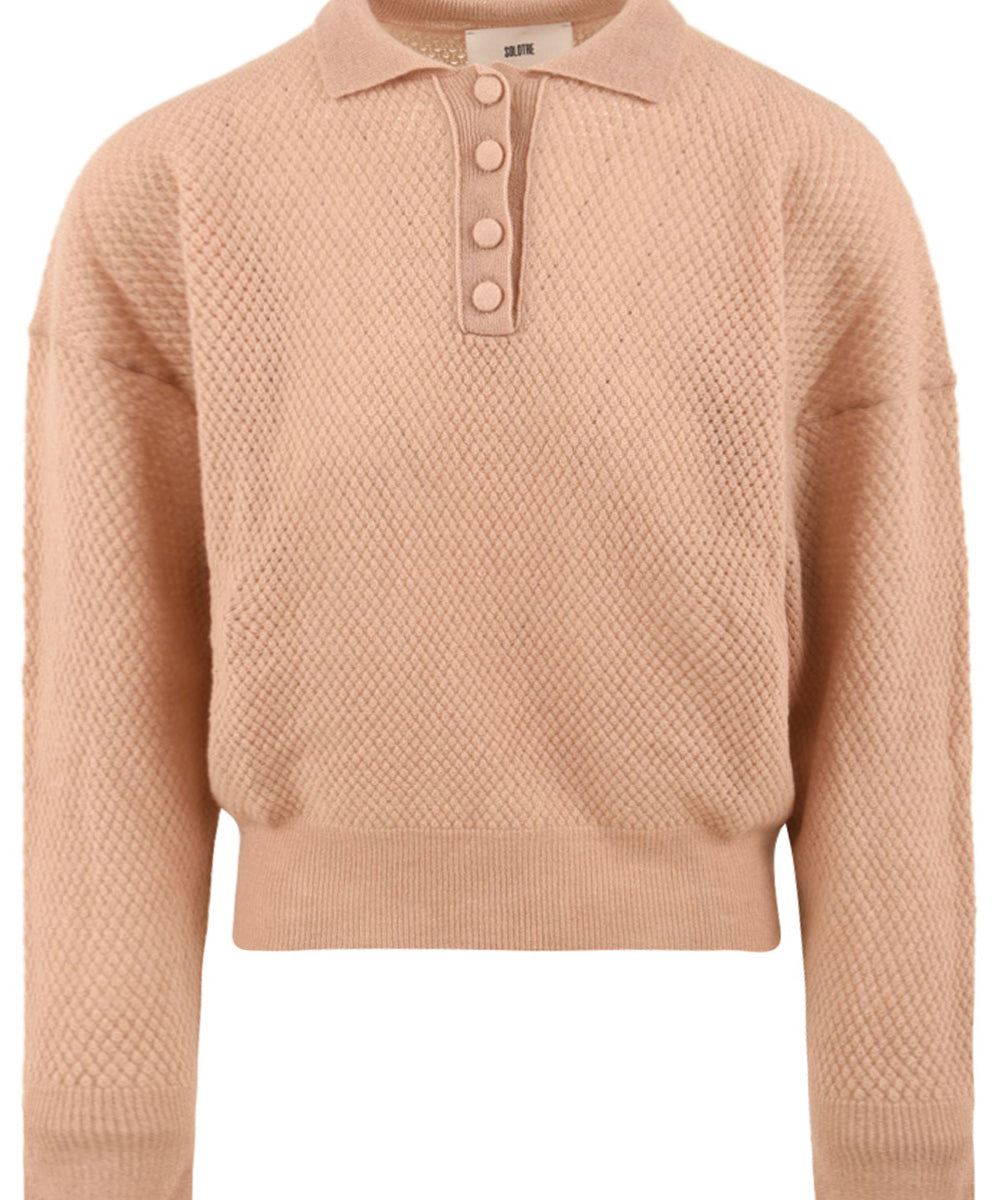 Polo maniche lunghe SOLOTRE Donna - Rosa