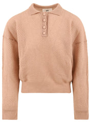 Polo maniche lunghe SOLOTRE Donna - Rosa