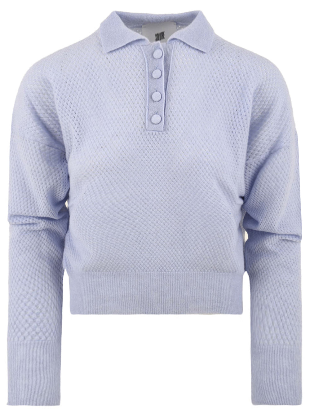 Polo maniche lunghe SOLOTRE Donna - Blue