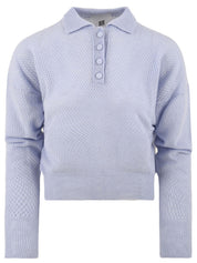 Polo maniche lunghe SOLOTRE Donna - Blue