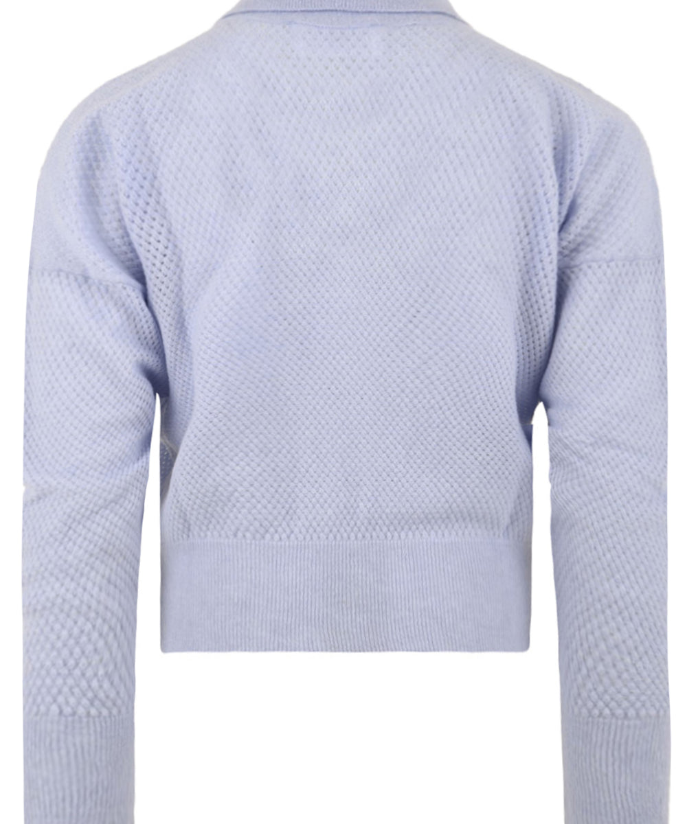 Polo maniche lunghe SOLOTRE Donna - Blue