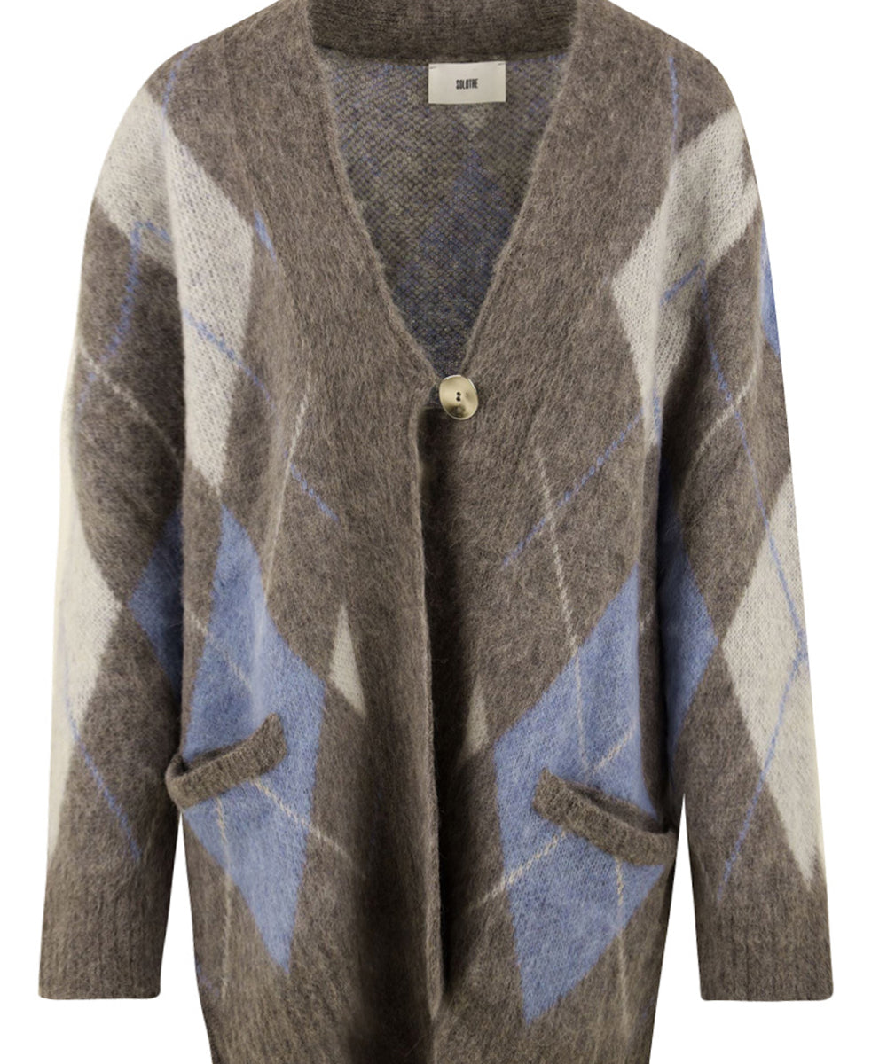 Cardigan SOLOTRE Donna - Grigio