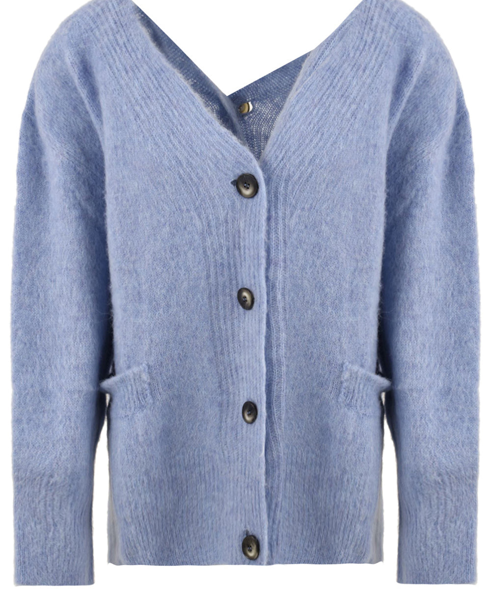 Cardigan SOLOTRE Donna - Blue